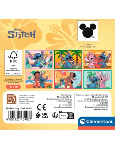 Cubos 6 Stitch 40905 DISNEY CLEMENTONI