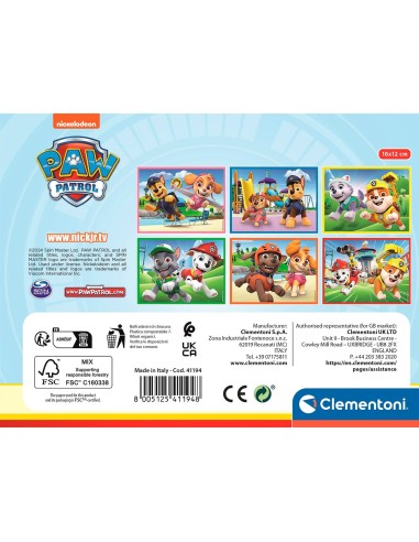 Cubos 12 Patrulla Canina 41194 PAW PATROL CLEMENTONI