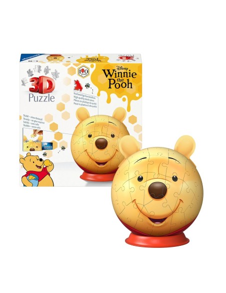 Puzzle Winnie Pooh con orejas 12008070 DISNEY RAVENSBURGUER