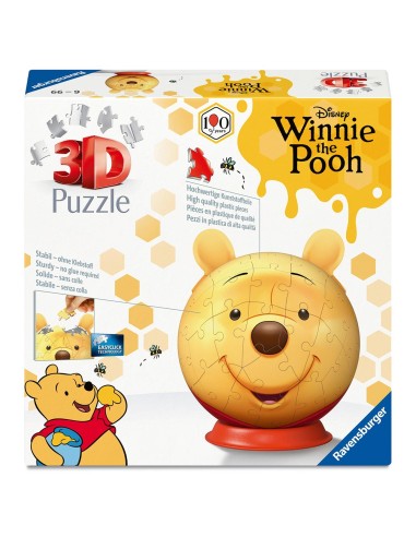 Puzzle Winnie Pooh con orejas 12008070 DISNEY RAVENSBURGUER