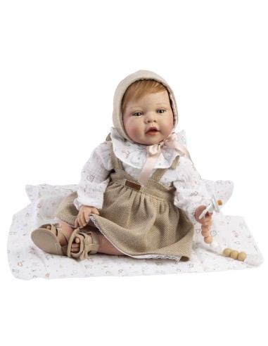 Muñeca Reborn Ginebra 42 cm con pelo 10320 MUÑECAS GUCA