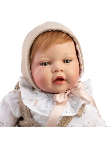 Muñeca Reborn Ginebra 42 cm con pelo 10320 MUÑECAS GUCA