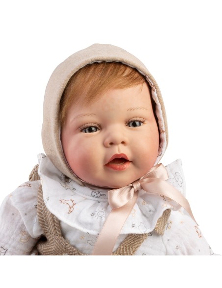 Muñeca Reborn Ginebra 42 cm con pelo 10320 MUÑECAS GUCA