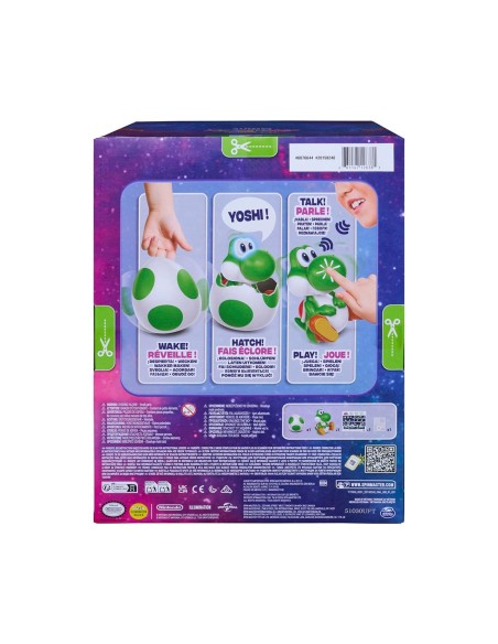 Hatchimal Yoshi Interactivo 6076644 SUPER MARIO HATCHIMALS