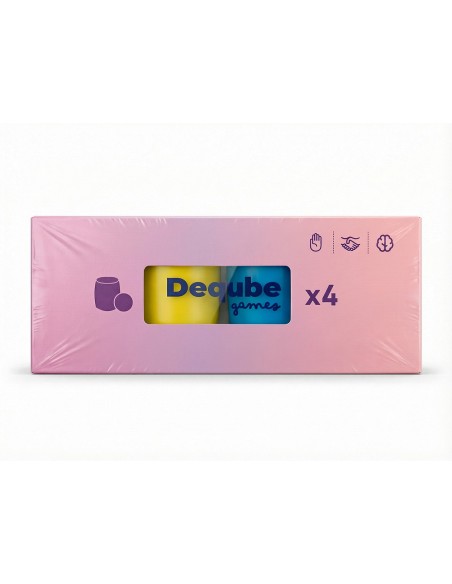Accesorios parchís 4 jugadores plásctico 943D00434 DEQUBE