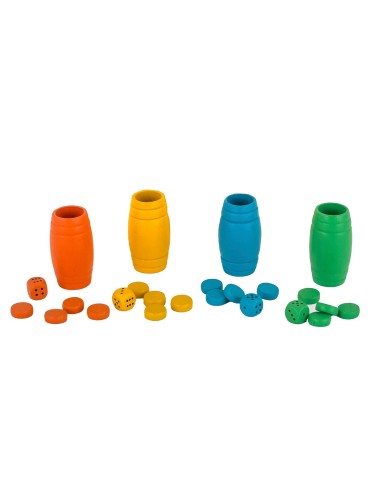 Acc. Parchís Madera 4 Jugadores 940D00335 DEQUBE