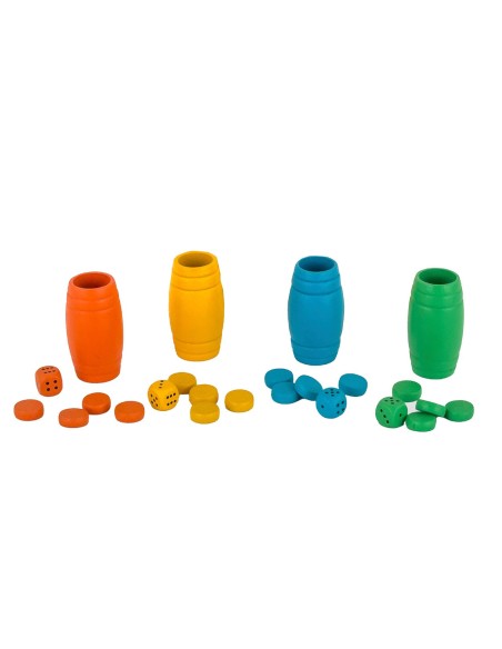 Acc. Parchís Madera 4 Jugadores 940D00335 DEQUBE
