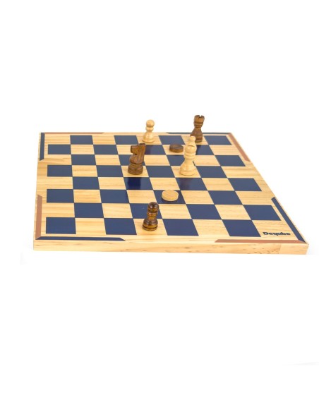 Ajedrez - Damas Madera Madera FSC 940D00342 DEQUBE