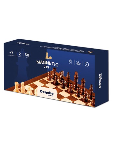 Ajedrez Marquetería Madera FSC 940D00343 DEQUBE