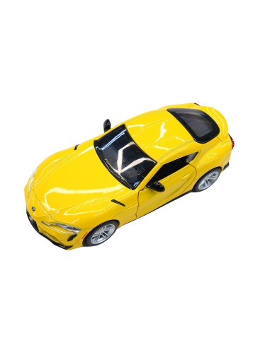 Toyota Supra 1:31 Pullback Amarillo 948D00379 DEQUBE