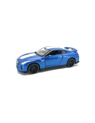 Nissan Gt-R 1:32 Pullback Azul 948D00380 DEQUBE