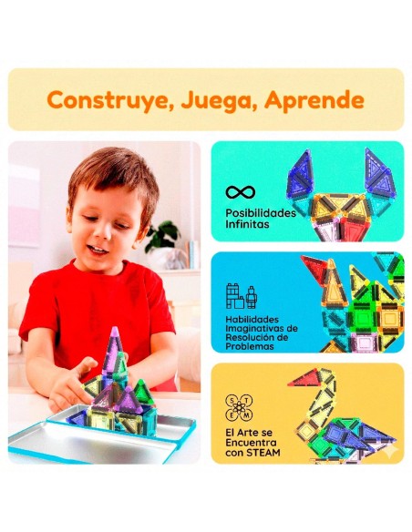 Mini bloques magnéticos 26 piezas 02019 CEFA