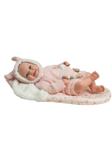 Muñeca Reborn 45cm Kira con Saco de Dormir 98223 MUÑECAS ARIAS