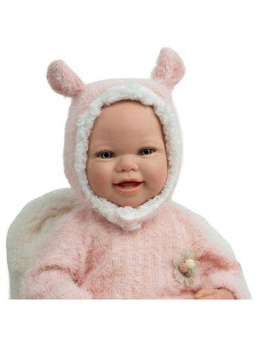 Muñeca Reborn 45cm Kira con Saco de Dormir 98223 MUÑECAS ARIAS