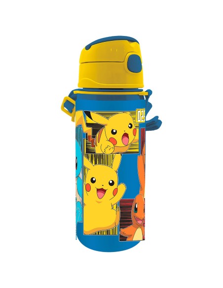 Cantimplora aluminio con asa 600 ml PK00033 POKEMON KIDS LICENSING