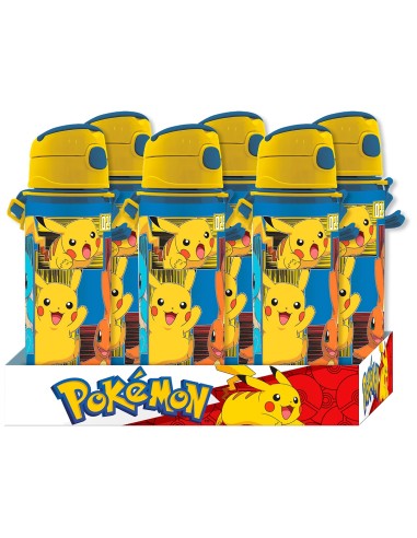 Cantimplora aluminio con asa 600 ml PK00033 POKEMON KIDS LICENSING