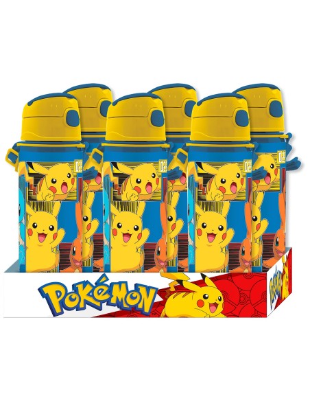 Cantimplora aluminio con asa 600 ml PK00033 POKEMON KIDS LICENSING