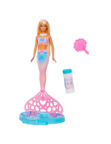 Muñeca Barbie Sirena Pompas de jabón JLW56 BARBIE