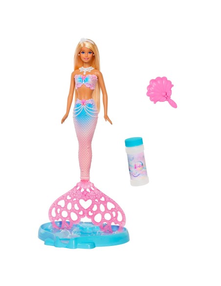 Muñeca Barbie Sirena Pompas de jabón JLW56 BARBIE