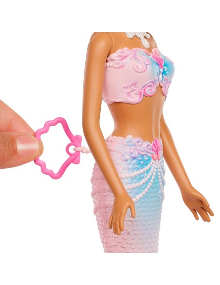 Muñeca Barbie Sirena Pompas de jabón JLW56 BARBIE