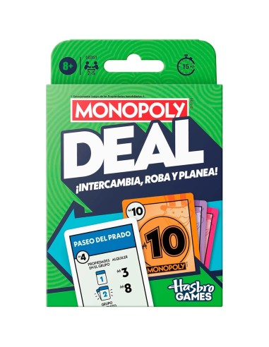 Monopoly Deal Refresh G0351 MONOPOLY