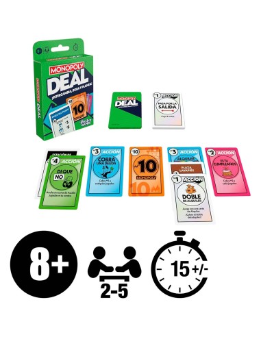 Monopoly Deal Refresh G0351 MONOPOLY