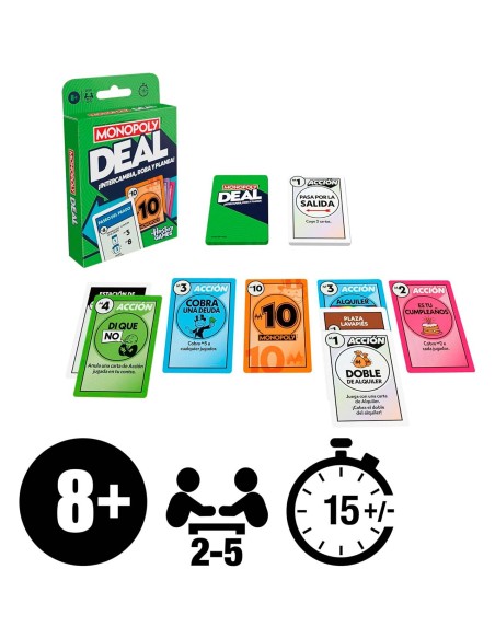 Monopoly Deal Refresh G0351 MONOPOLY