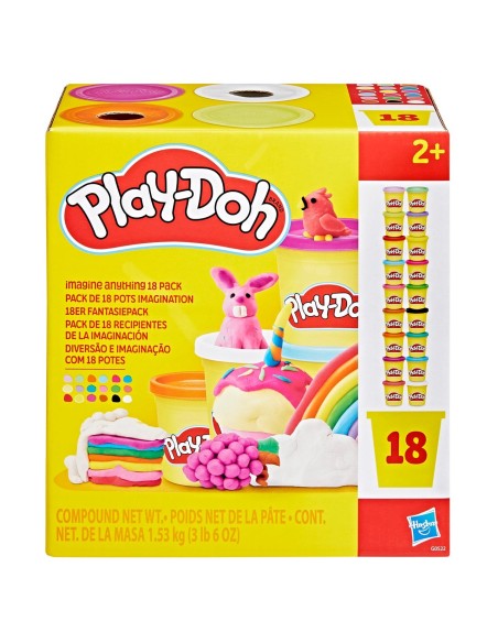 Pack de 18 botes G0522 PLAY-DOH