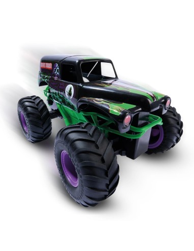 Vehículo Radio Control Smash y Bash Grave Digger 6072500 MONSTER JAM SPIN MASTER