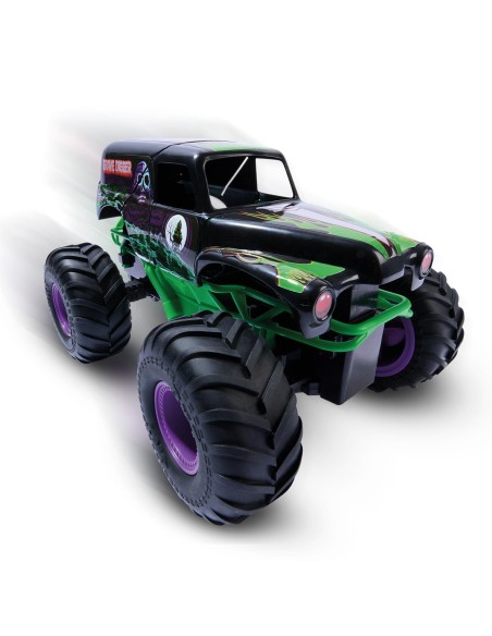 Vehículo Radio Control Smash y Bash Grave Digger 6072500 MONSTER JAM SPIN MASTER