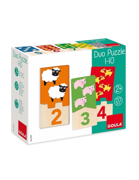 Puzzle Duo 1-10 53329 GOULA