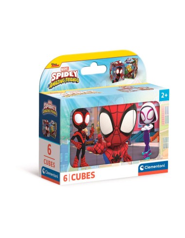 Cubos 6 Spidey y His Amazing Friends 40661 MARVEL CLEMENTONI