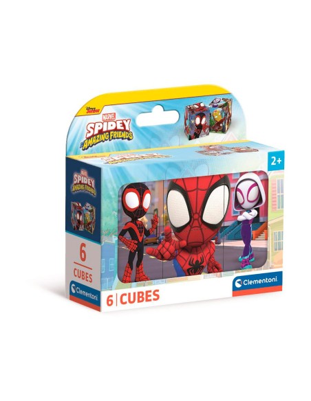 Cubos 6 Spidey y His Amazing Friends 40661 MARVEL CLEMENTONI