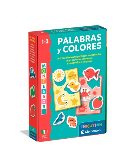 Palabras y colores Montessori 55643 CLEMENTONI