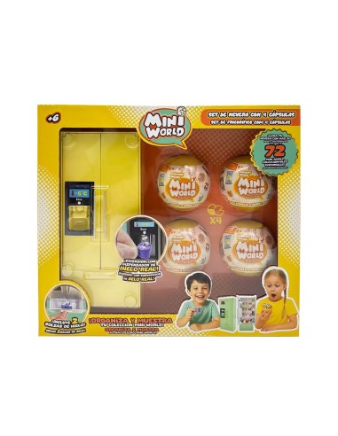 Mini World Set Nevera con 4 Cápsulas 64501006 BIZAK
