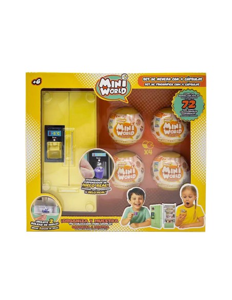 Mini World Set Nevera con 4 Cápsulas 64501006 BIZAK