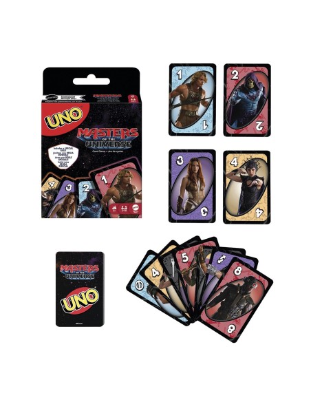 Juego Uno Masters del Universo JMF11 MASTERS OF THE UNIVERSE MATTEL GAMES