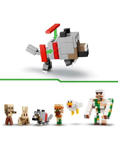Ataque del Jinete Avícola en el Desierto 21592 MINECRAFT LEGO