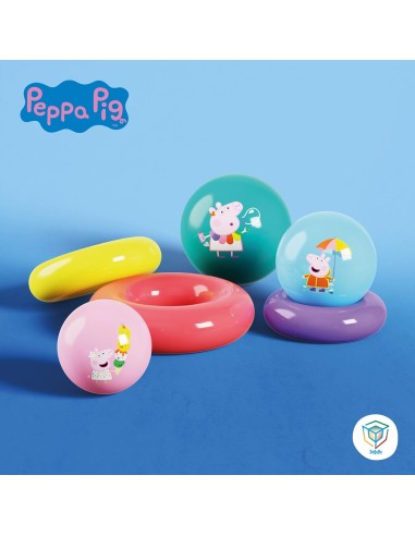 Pelotas apilables 920D00054 PEPPA PIG DEQUBE