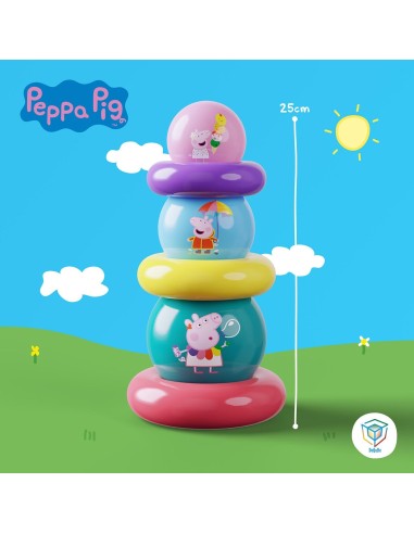 Pelotas apilables 920D00054 PEPPA PIG DEQUBE