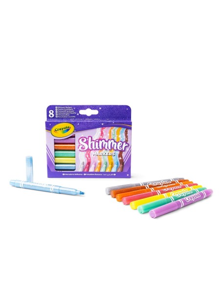 Set 8 Rotuladores Efecto Glitter 58-8648 CRAYOLA