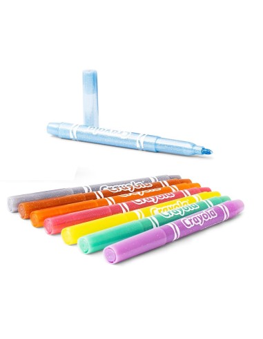 Set 8 Rotuladores Efecto Glitter 58-8648 CRAYOLA