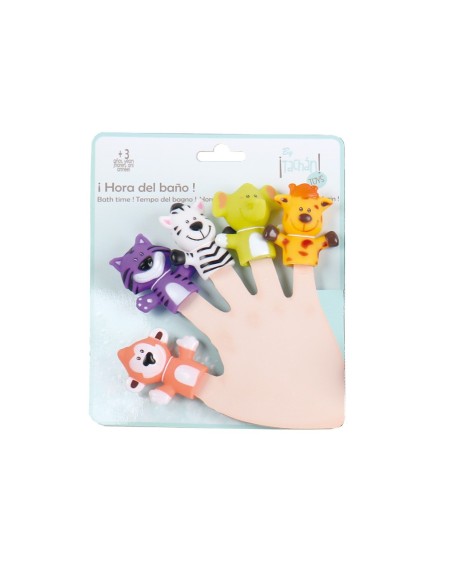 Set de marionetas de baño selva 756T00585 TACHAN