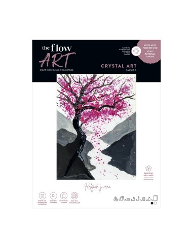 Flow Art - Crystal Art Sakura FLA003 IMAGILAND
