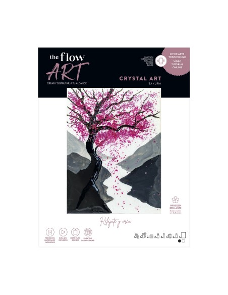Flow Art - Crystal Art Sakura FLA003 IMAGILAND