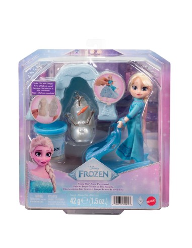 Mini Elsa y Olaf Jugando en la Nieve JJP87 FROZEN MATTEL