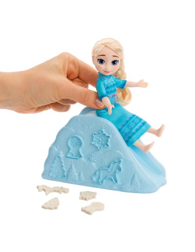 Mini Elsa y Olaf Jugando en la Nieve JJP87 FROZEN MATTEL