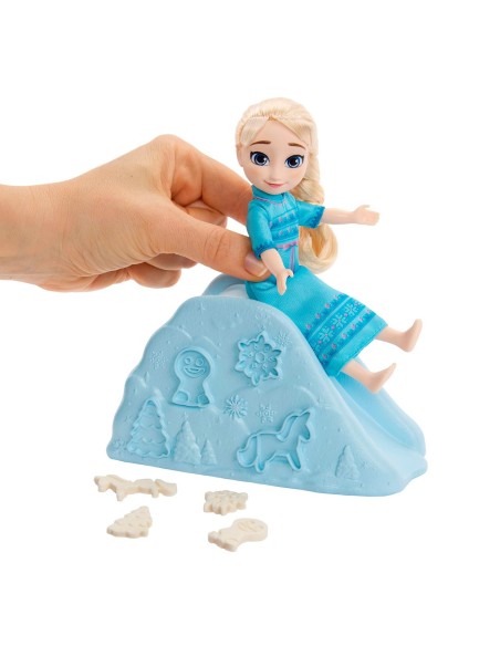 Mini Elsa y Olaf Jugando en la Nieve JJP87 FROZEN MATTEL