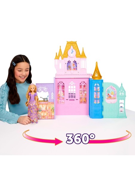 Castillo con Muñeca Rapunzel JLK27 DISNEY PRINCESS MATTEL