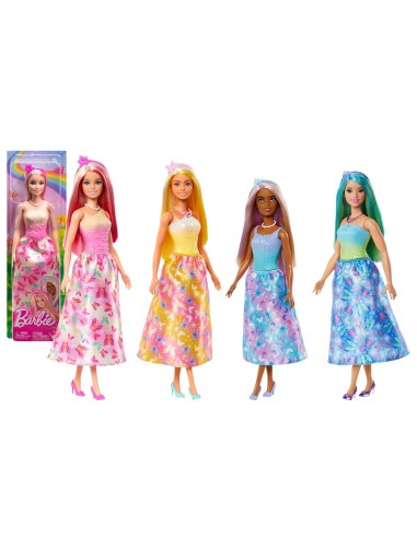 Muñeca Barbie Dreamtopia Princesa con Falda HRR07 BARBIE